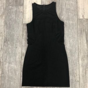 Black bodycon dress